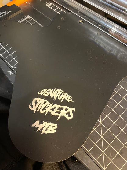 Signature Stickers Logo Mud Guard