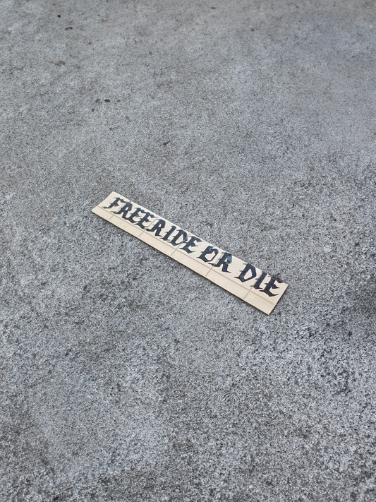 'Freeride Or Die' Sticker