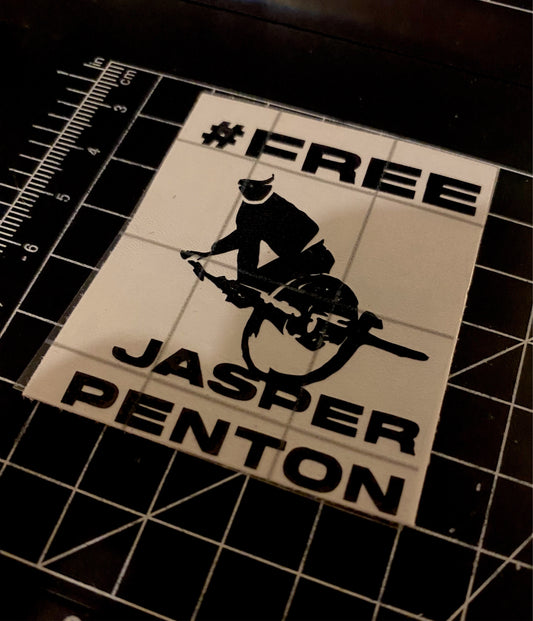 #FREE JASPER PENTON Sticker